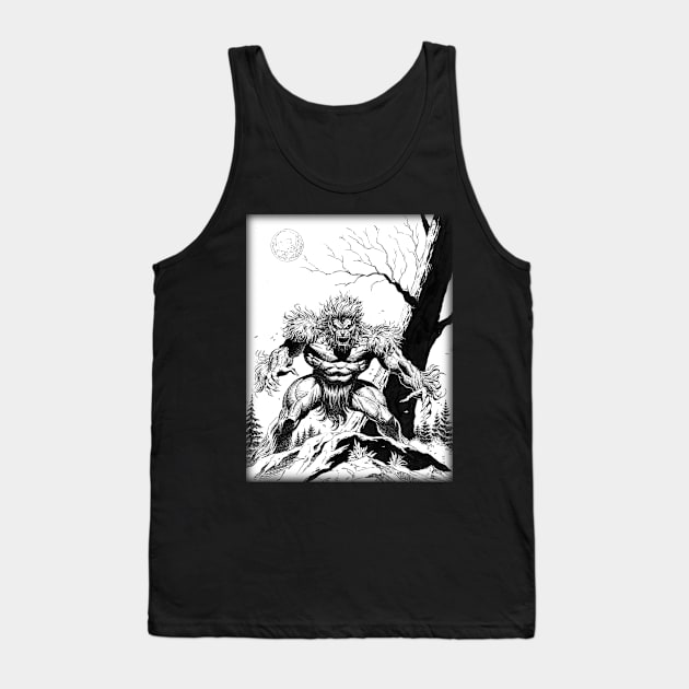 Werewolf Tank Top by Paul_Abrams